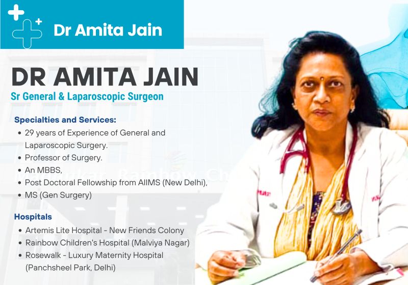 Dr Amita Jain best piles specialist surgeon during pregnancy